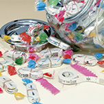 Candy Tape in and around Jar