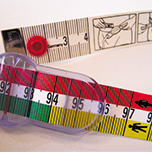 "Bodyfit" Waist Measuring Tape Close Up